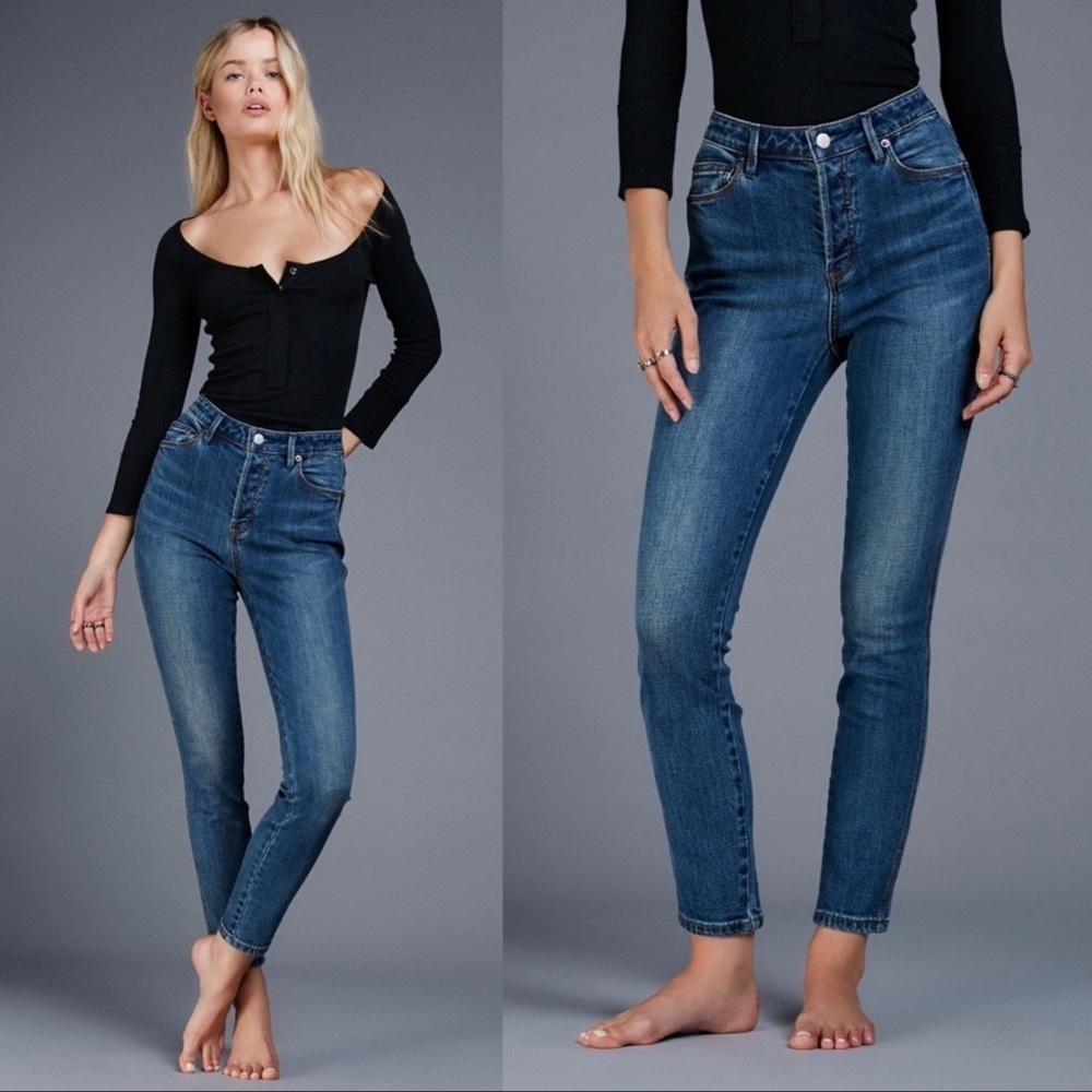 Free People Peyton High Rise Skinny Denim Jeans